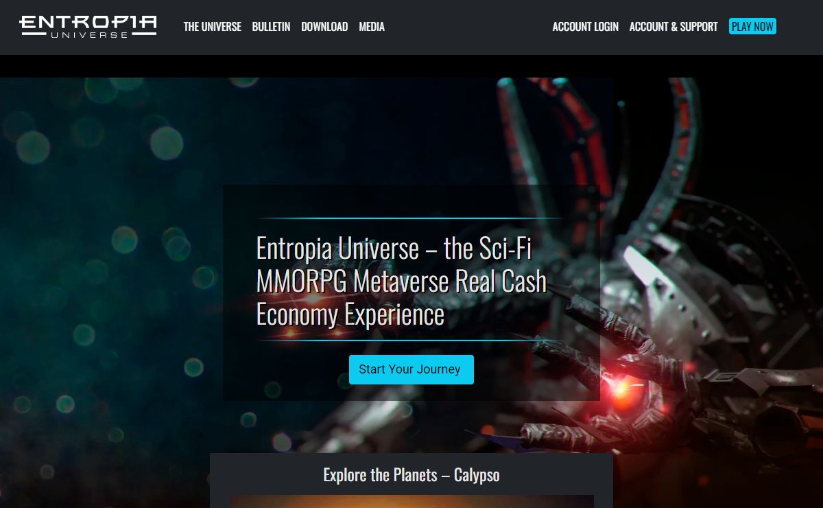 Entropia Universe – Start