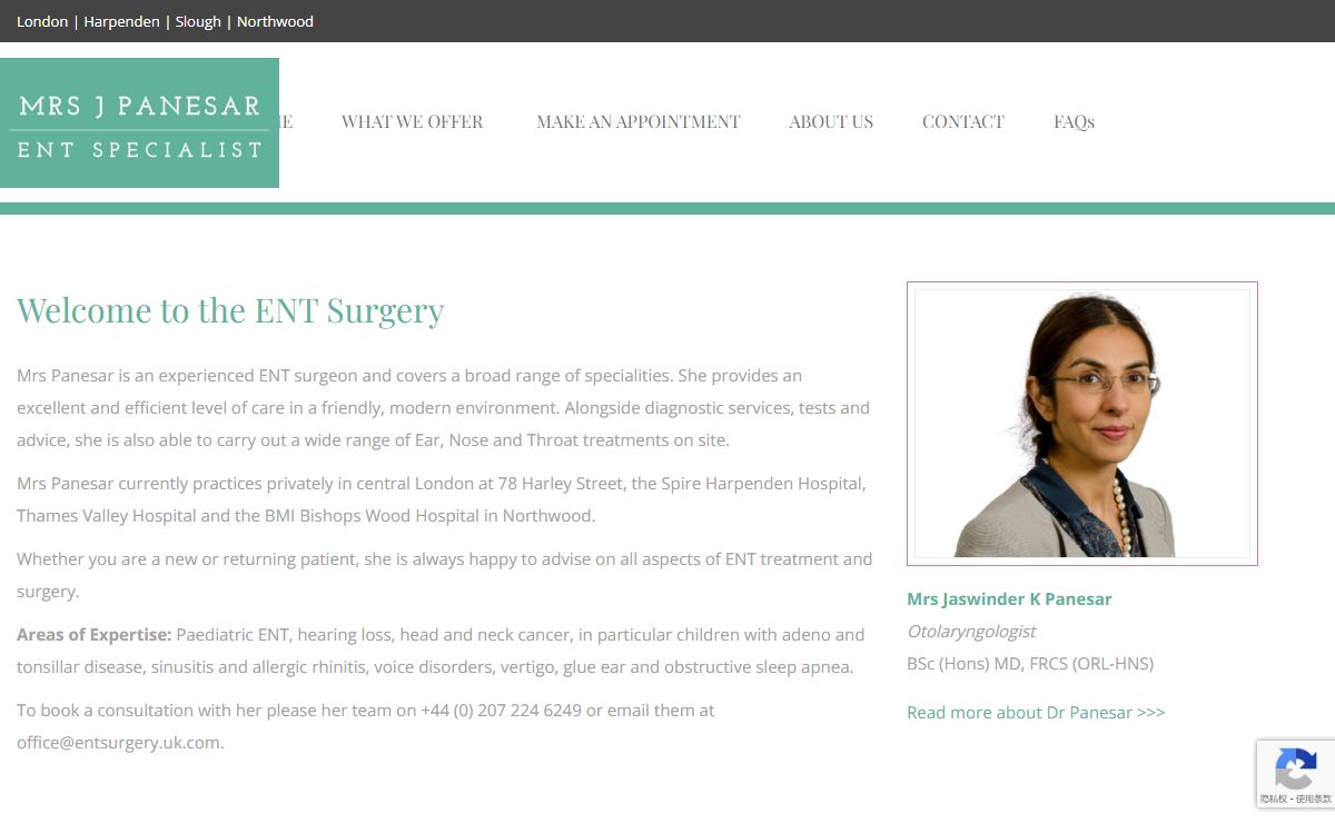 Home - ENT Specialists | London - ENT Specialist London