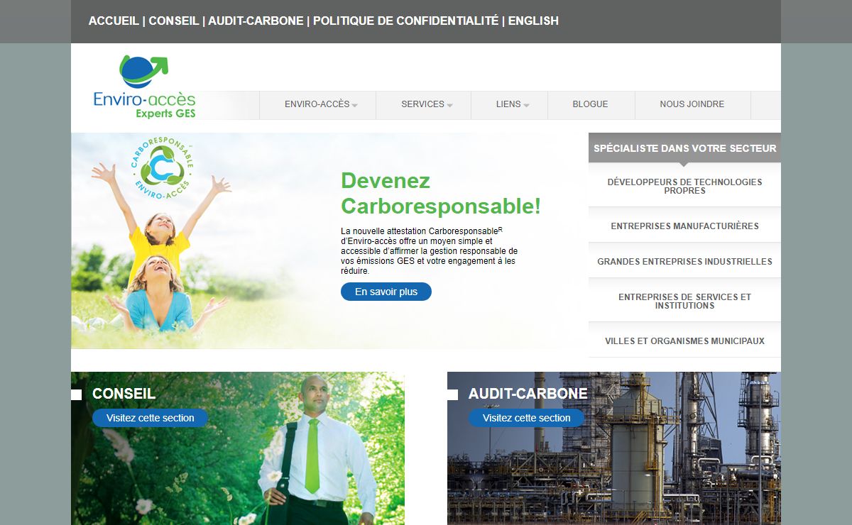 Experts en gaz à effet de serre (GES) : Réduction, quantification, validation, vérification, audit.