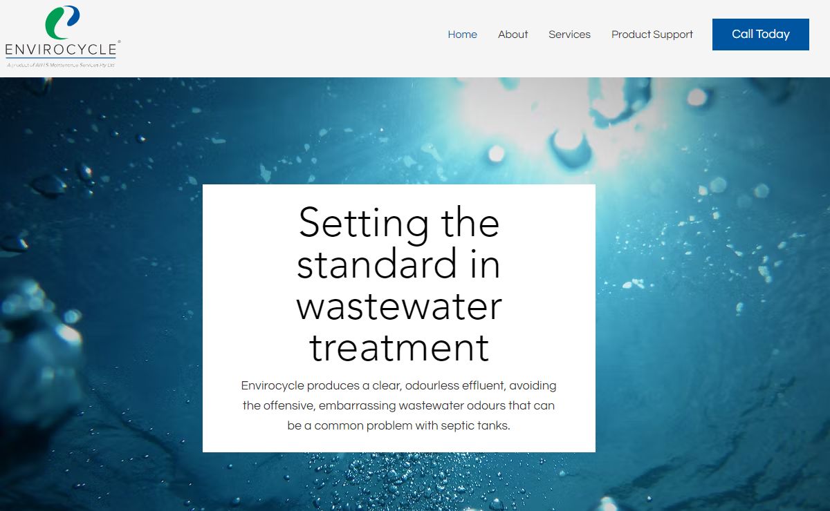 Treatment System | Envirocycle | Heatherbrae