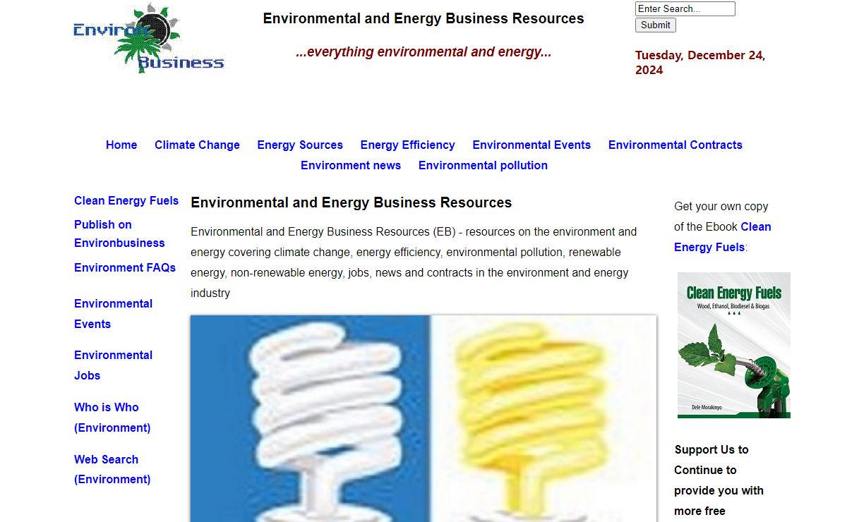 Environmental and Energy Business Resources