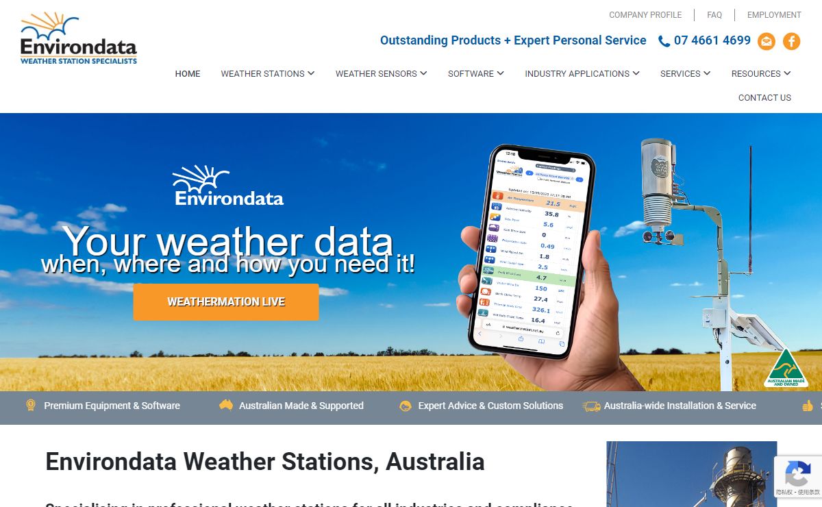 Environdata Weather Stations Home