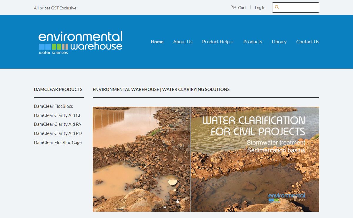 Flocculants to clarify dams, ponds, mine sites – Environmental Warehouse