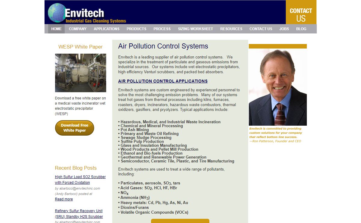 Envitech: Air Pollution Control Systems