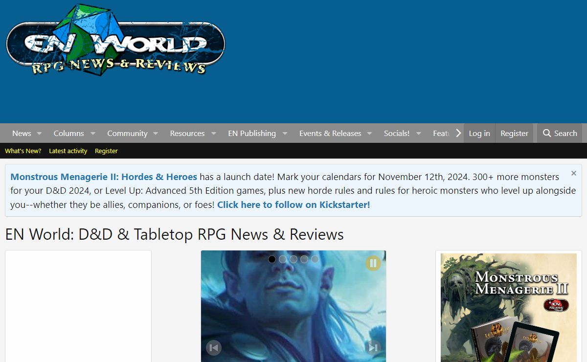 EN World: D&D & Tabletop RPG News & Reviews | EN World D&D & Tabletop RPG News & Reviews