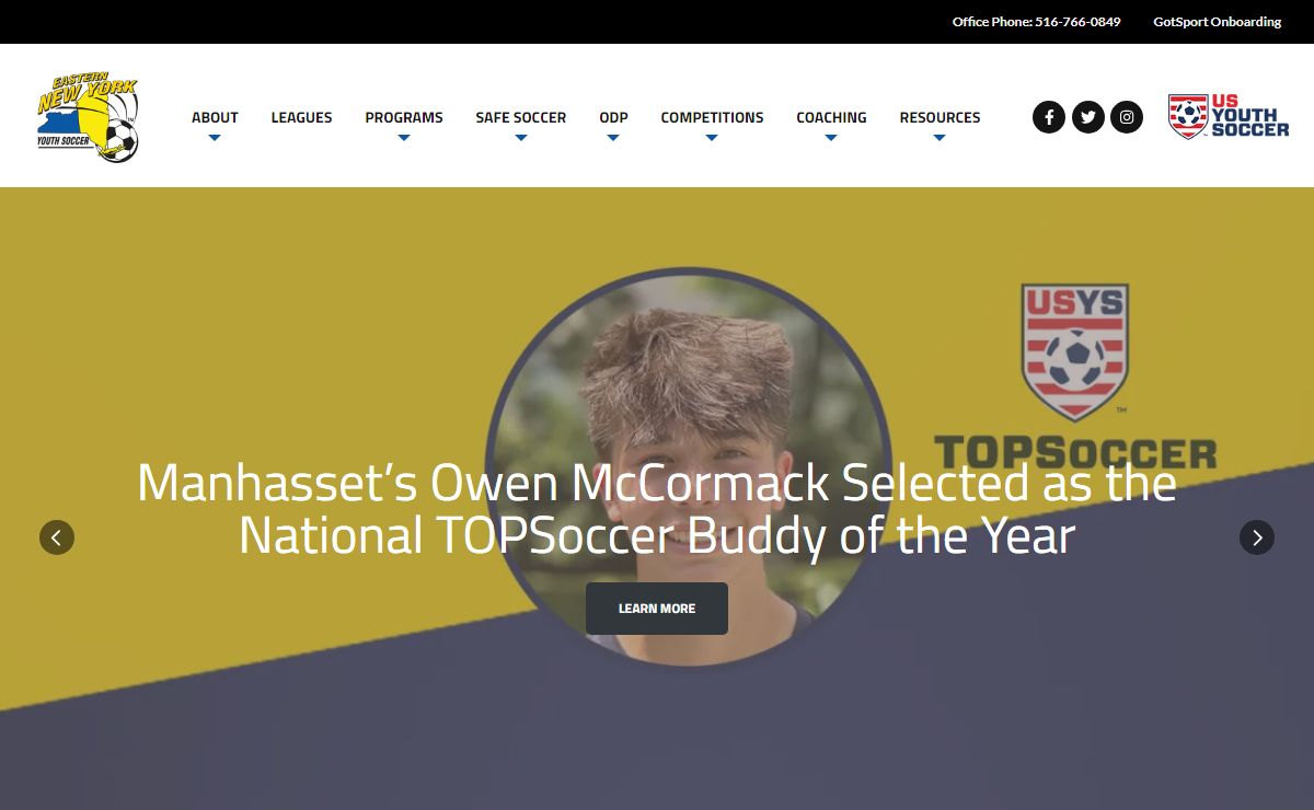 Homepage - Eastern NY Youth Soccer Association