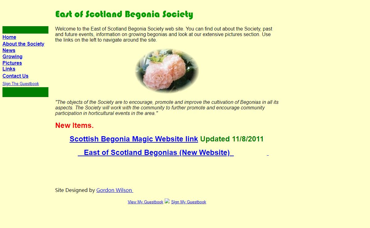 East of Scotland Begonia Society