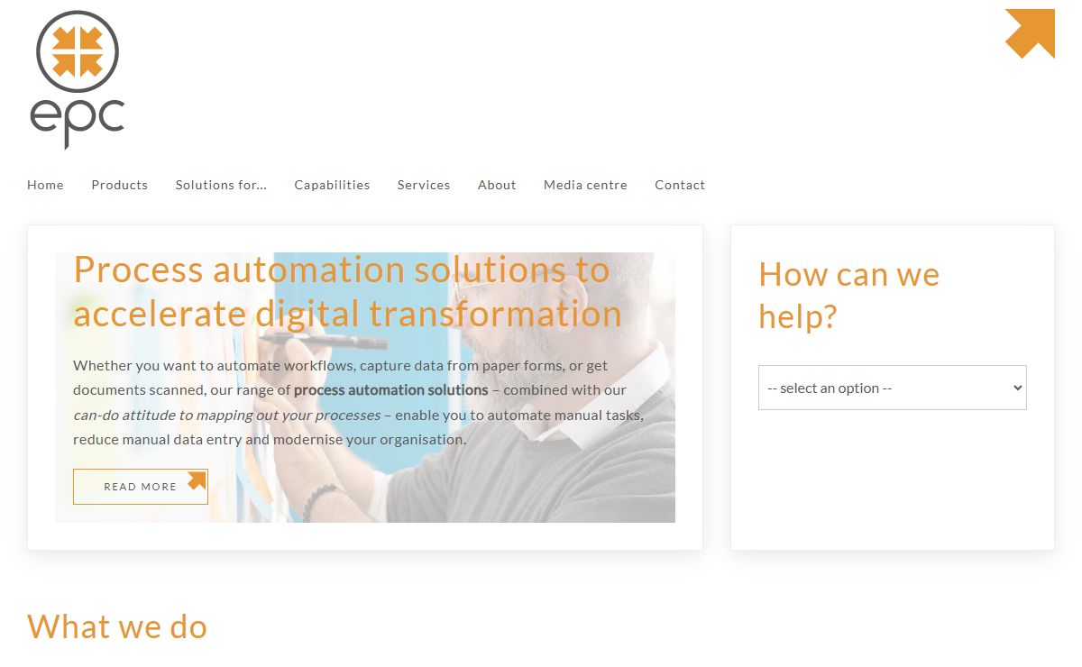 Data capture and process automation solutions | ePC