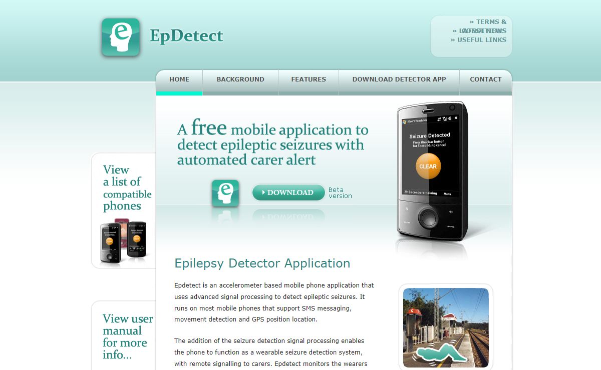Epilepsy Phone Application | Seizure detector