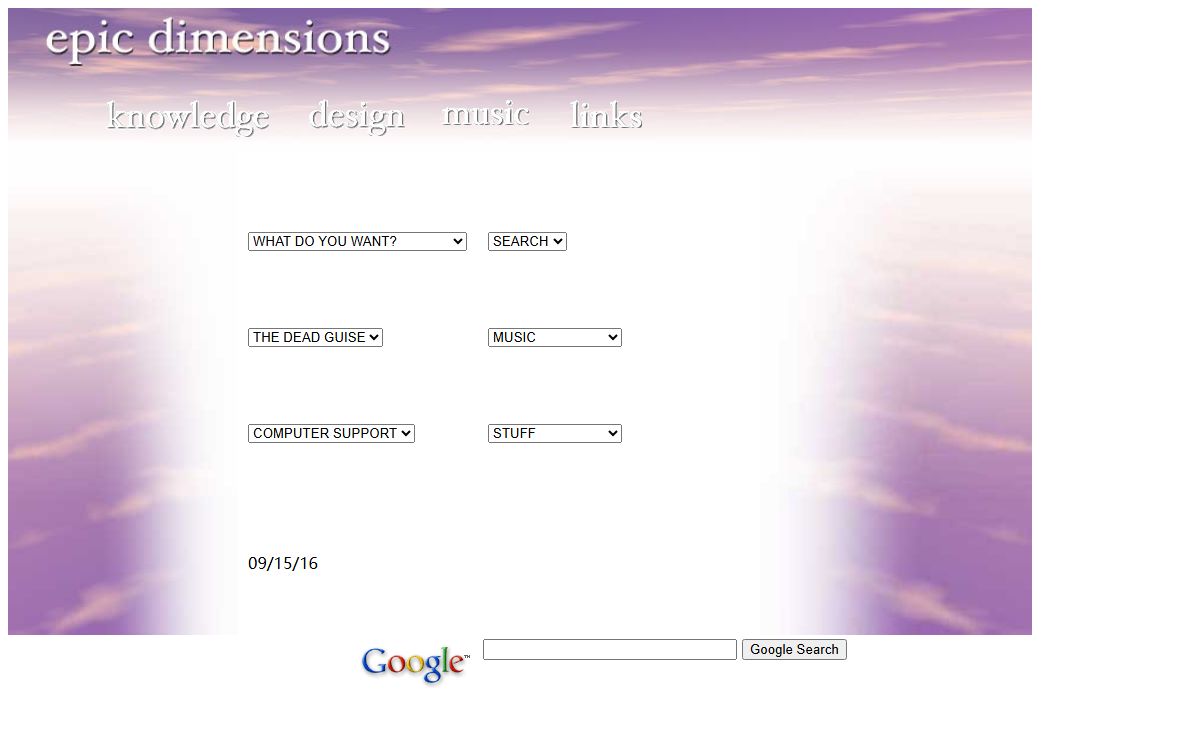 Epic Dimensions