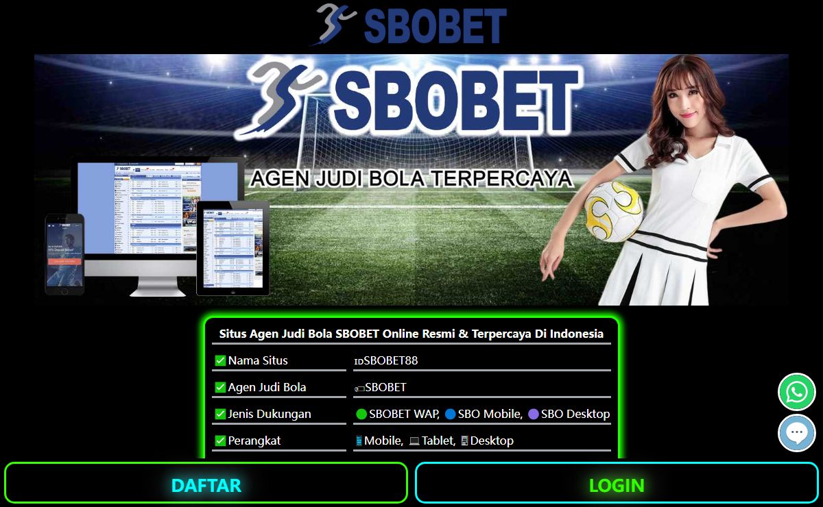 SBOBET88 | Agen Judi Bola Online | Link Alternatif SBOBET