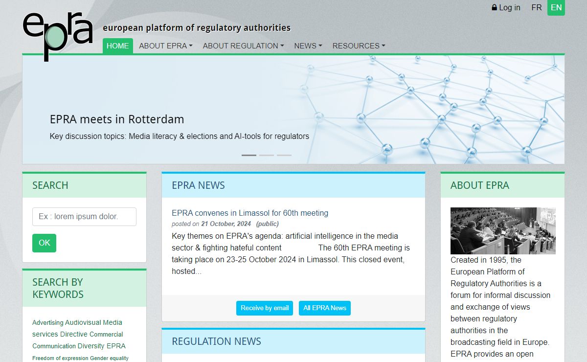 EPRA - European Platform of Regulatory Authorities