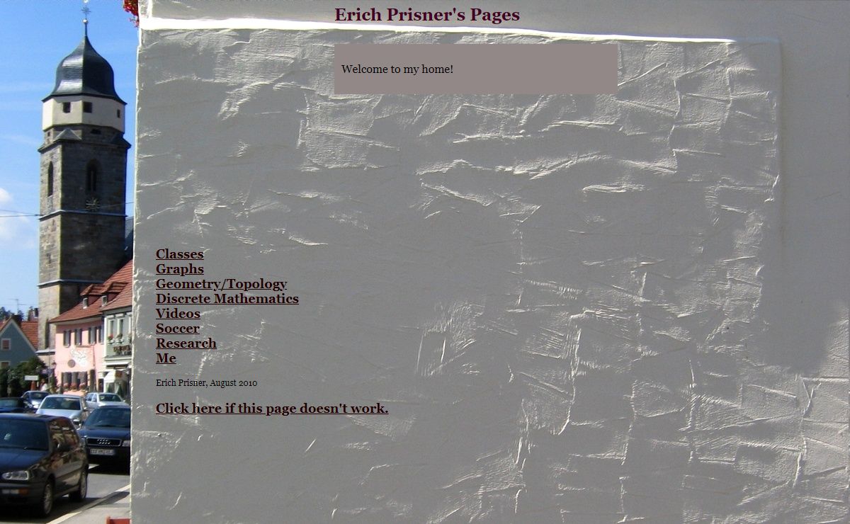 Erich Prisner's Web Pages
