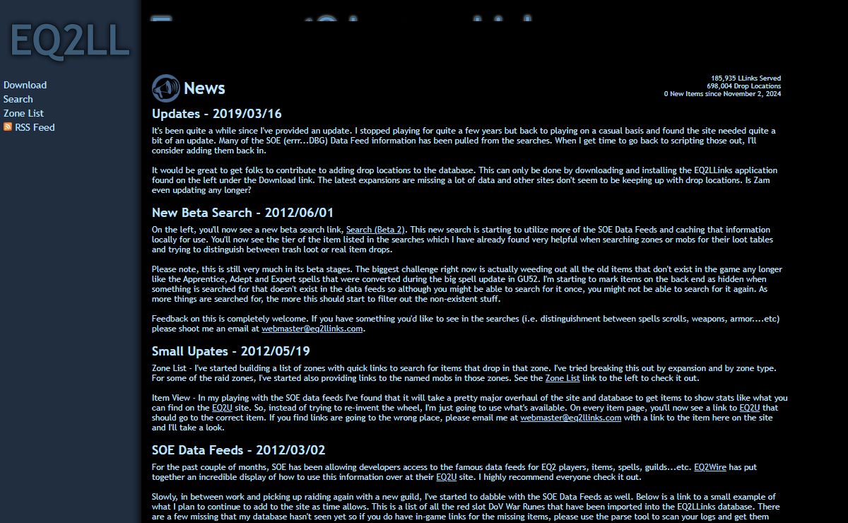 EQ2Links - Everquest 2 Item Links