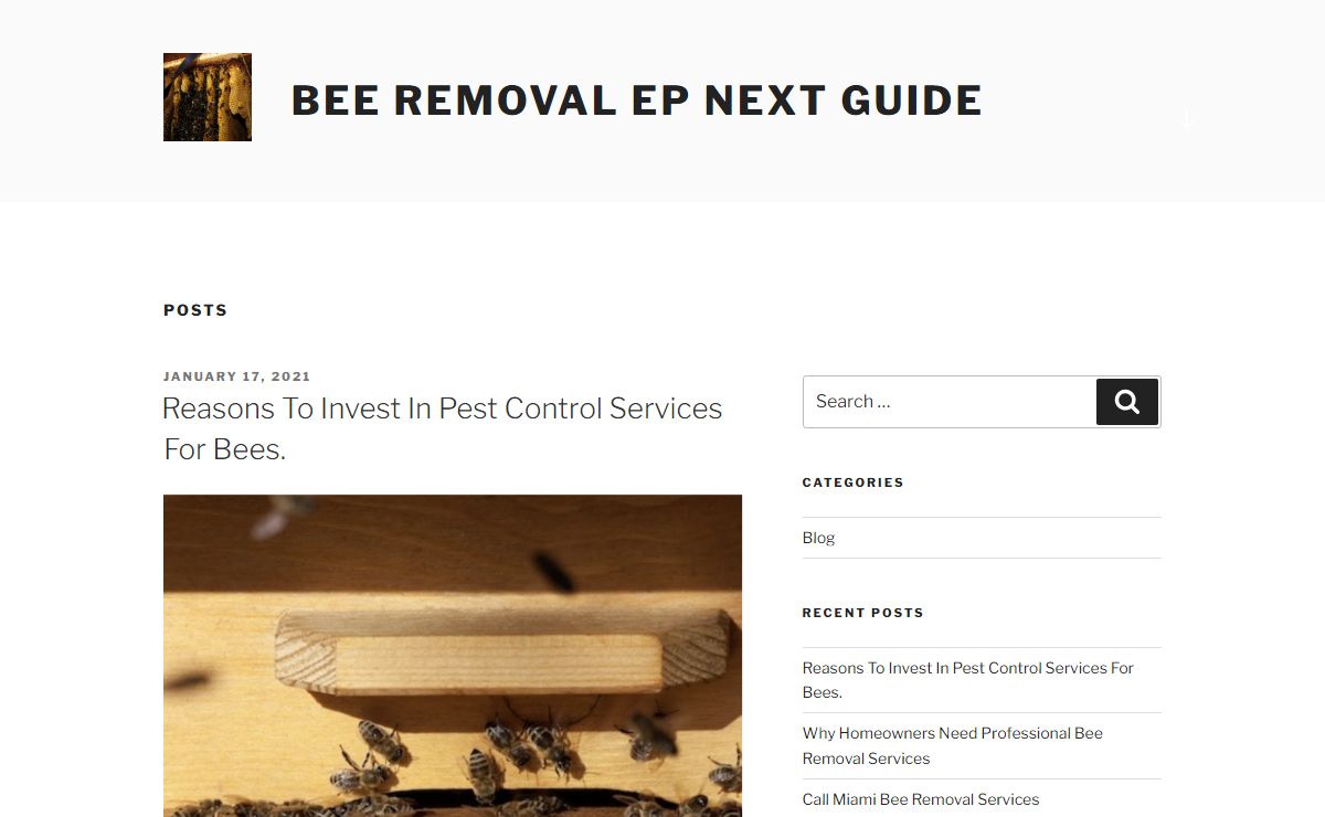 Bee Removal EP Next Guide -