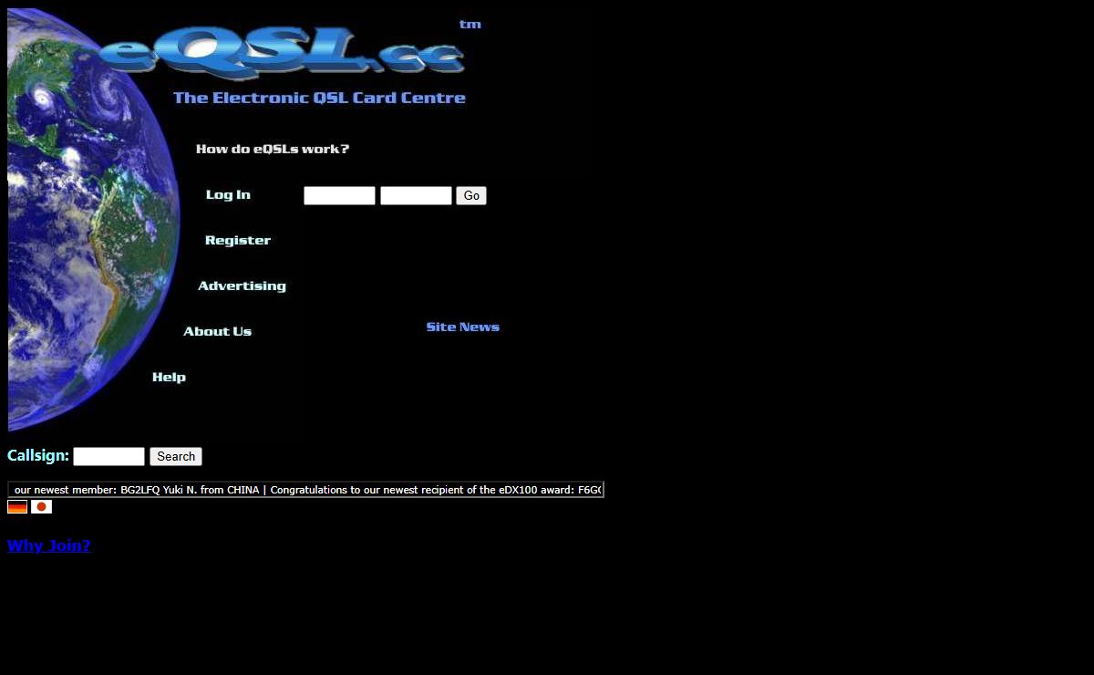 eQSL.cc - The Electronic QSL Card Centre