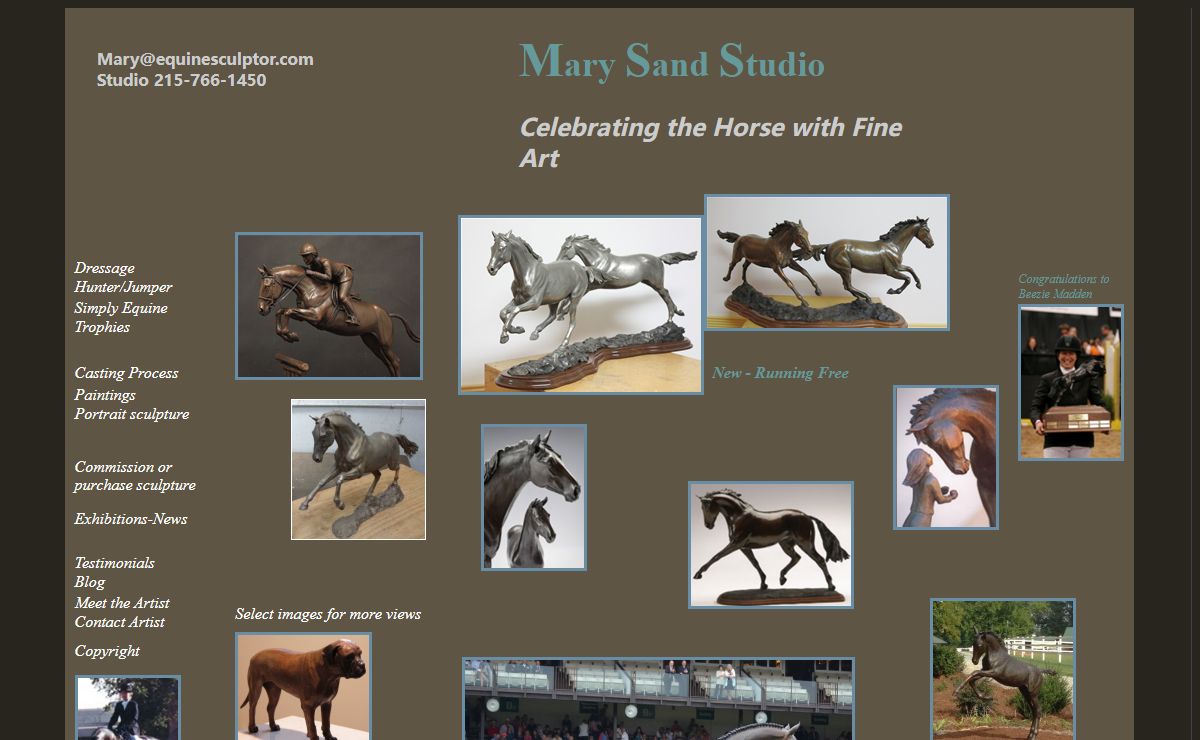 Horse sculptures : Bronze Horse Statues : Horse Art by Mary Sand