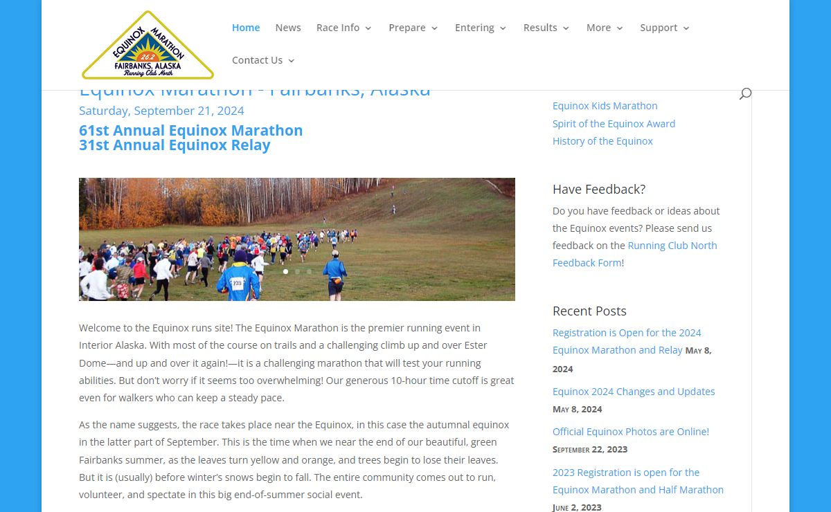 Home - Equinox Marathon