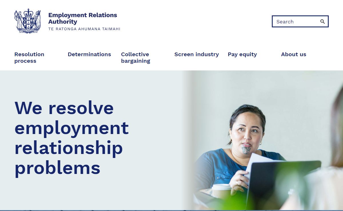 Home | Employment Relations Authority