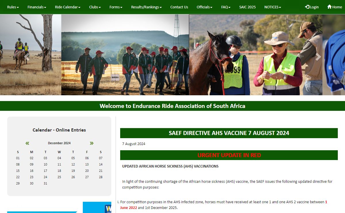 Endurance Ride Association of South Africa