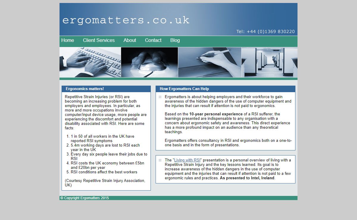 RSI, ergonomics advice consultant, computer injury, repetitive strain injury, RSI, cumulative stress disorder, cumulative trauma disorder