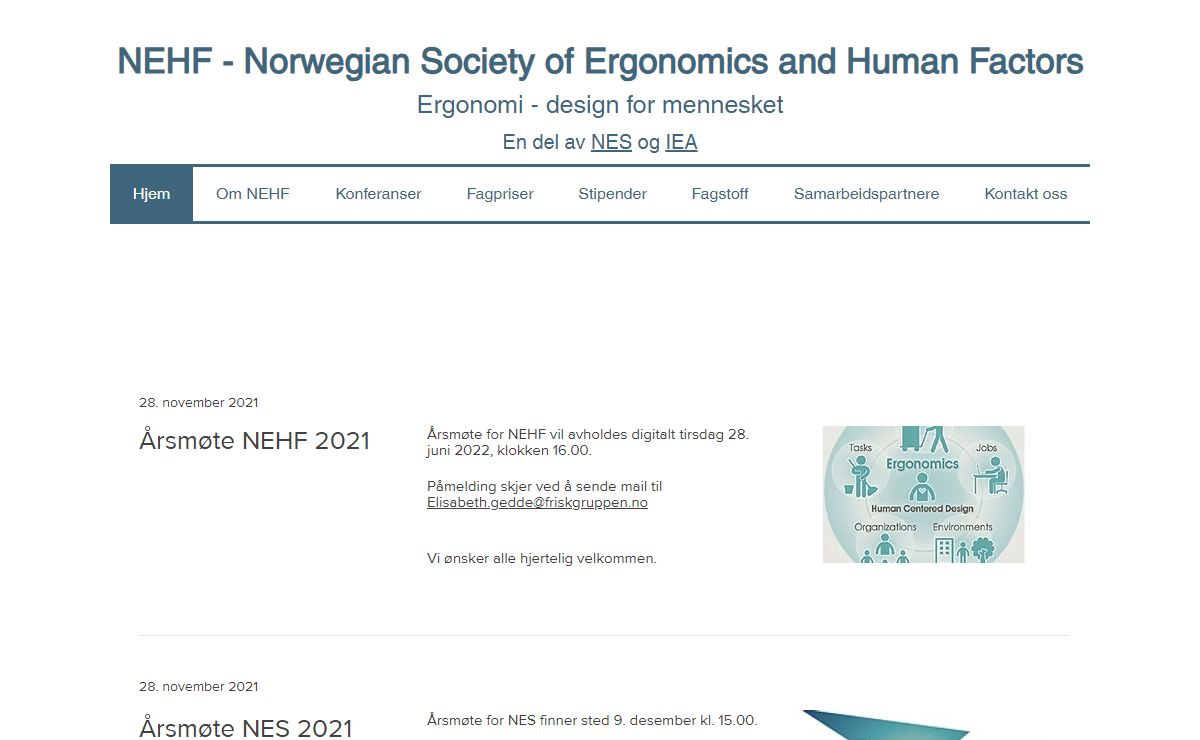 Hjem | NEHF