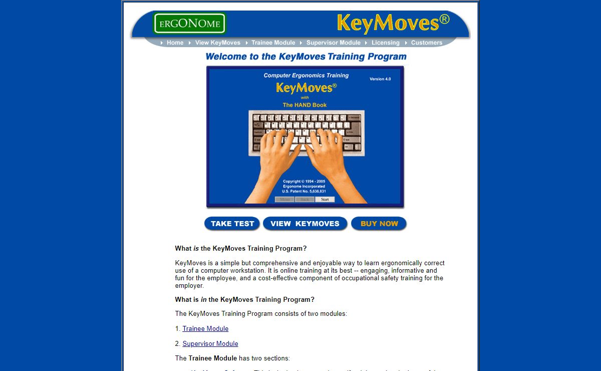 KeyMoves Training Program