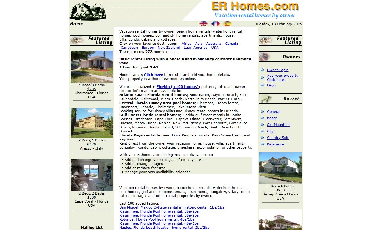 VACATION HOMES and HOME RENTALS by owner, private VACATION RENTAL HOMES,FLORIDA DISNEY HOMES ORLANDO and KISSIMMEE and HOME EXCHANGE listings in FLORIDA and worldwide