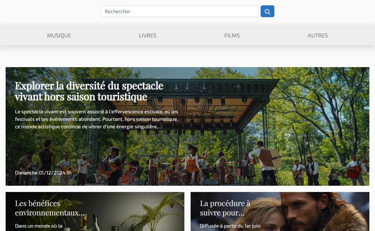 De l'actu culturelle pour accompagner vos journées !