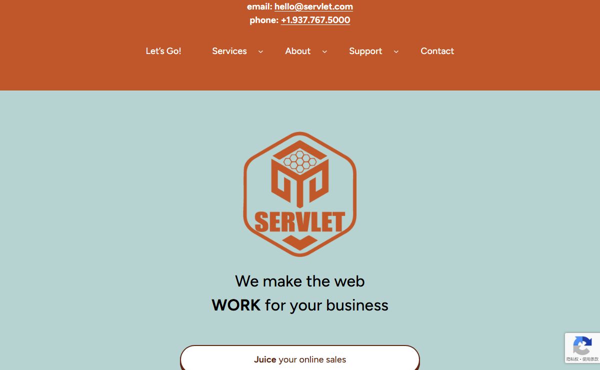 Servlet Business Web Design & Hosting - We make the web work for your business
