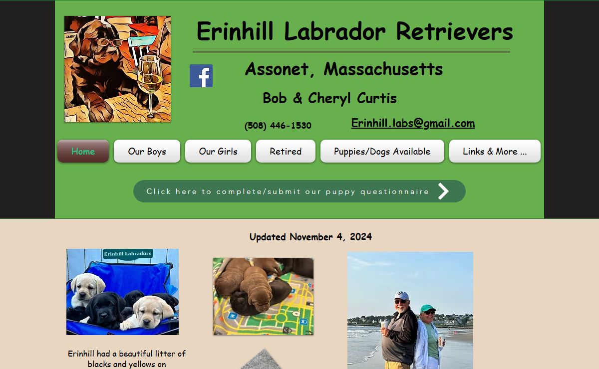 Erinhill Labrador Retrievers | Labrador Retriever Puppies