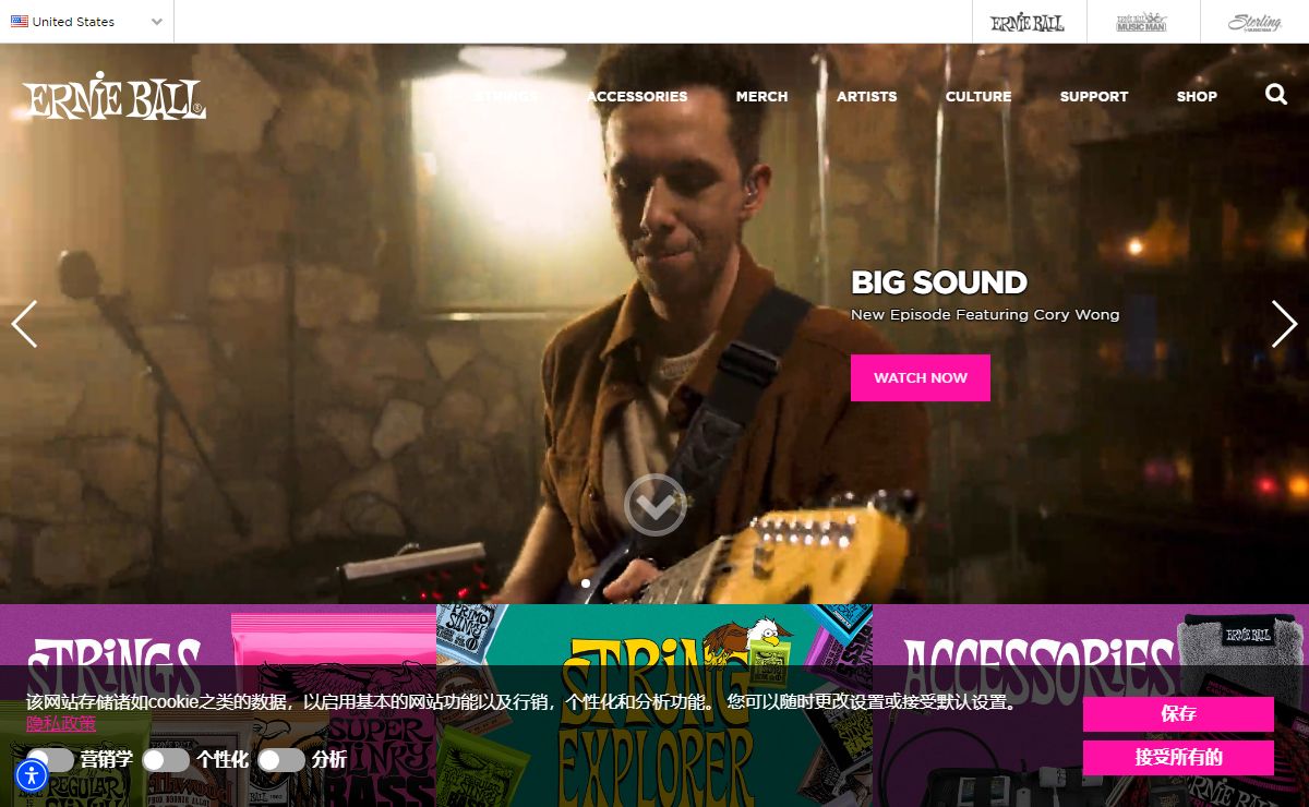 Electric Guitar Strings, Acoustic Guitar Strings, Bass Strings, and Guitar Accessories | Ernie Ball