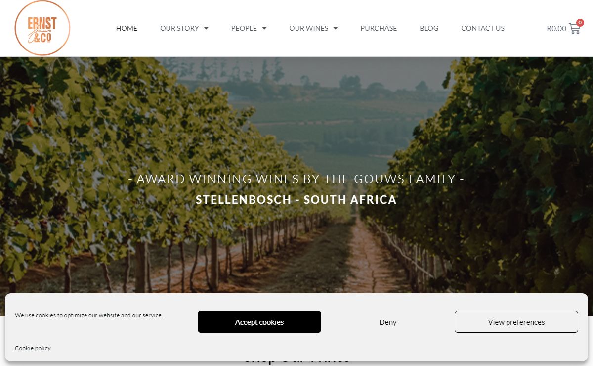 ERNST GOUWS & CO – A winemaking legacy from a town steeped in history