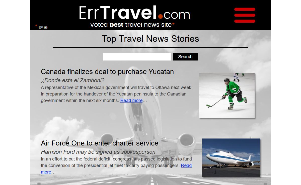 Top travel news stories reported nowhere else