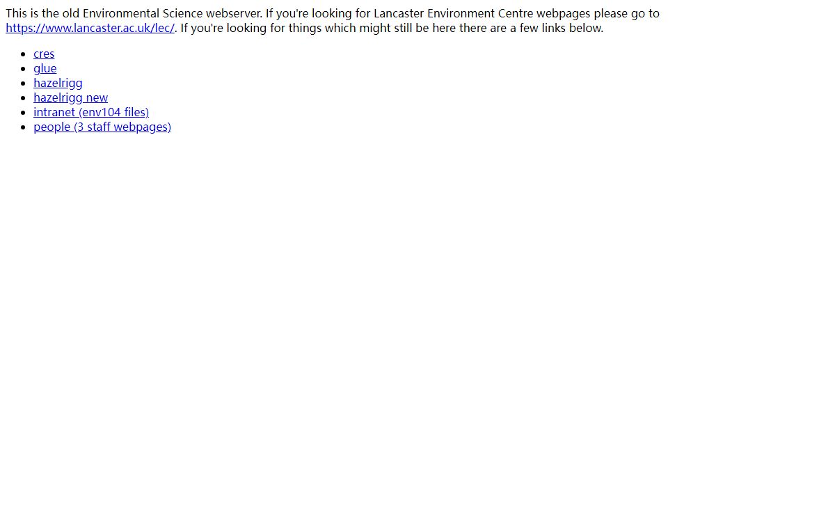 ES webpages