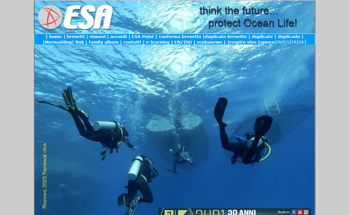 ESA your diving team