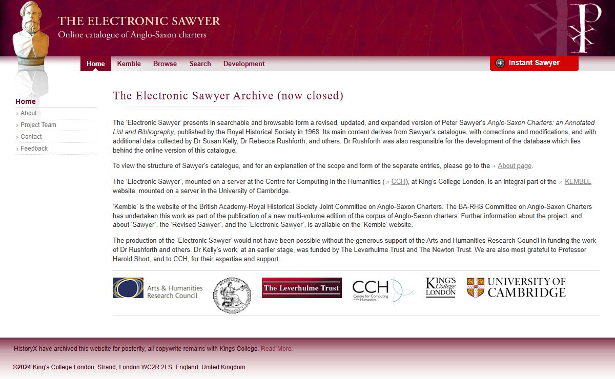 Electronic Sawyer: The Electronic Sawyer - Archive
