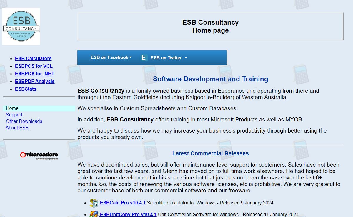 ESB Consultancy Home Page
