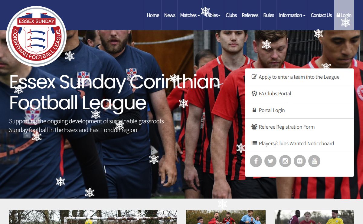 Essex Sunday Corinthian Football League - Homepage