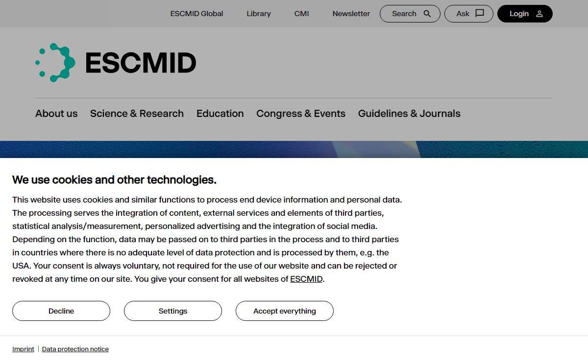 ESCMID: ESCMID - Home