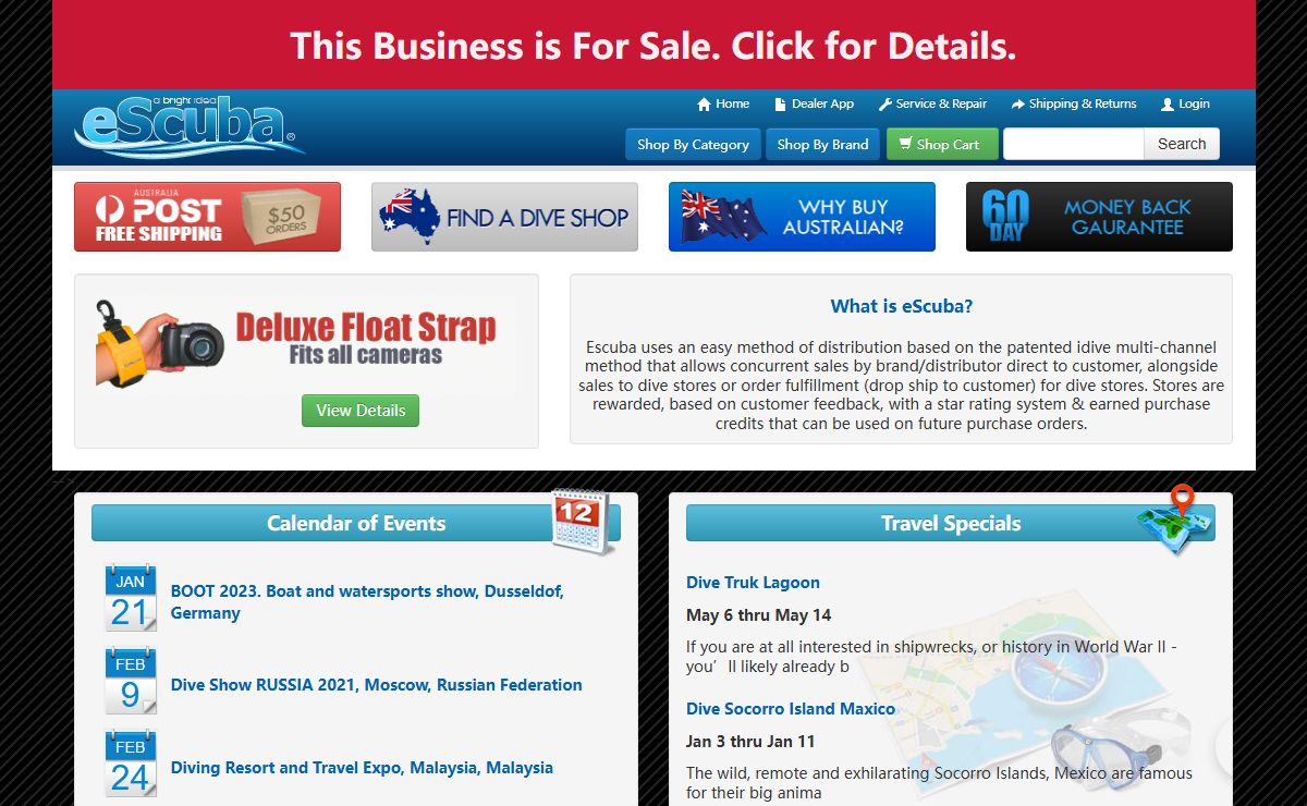 eScuba - Your Authorized Scuba Gear Distributor in Australia