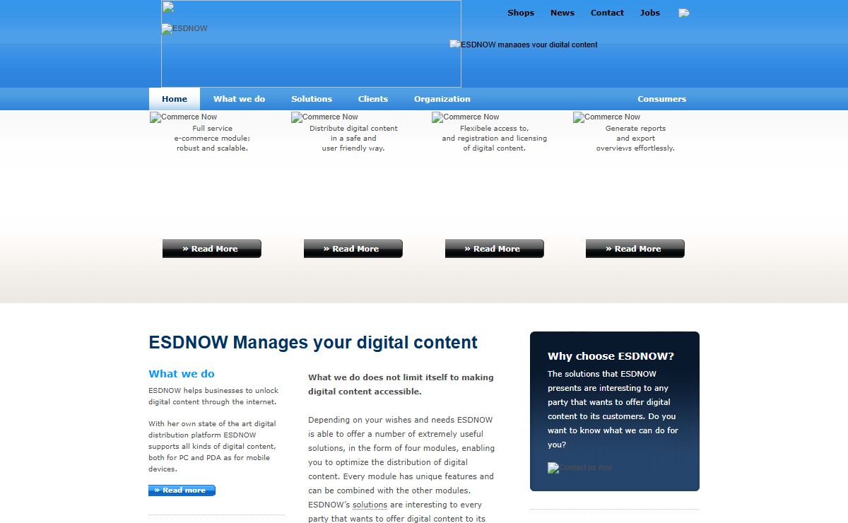 DISC bv - ESDNOW, Manages Your Digital Content