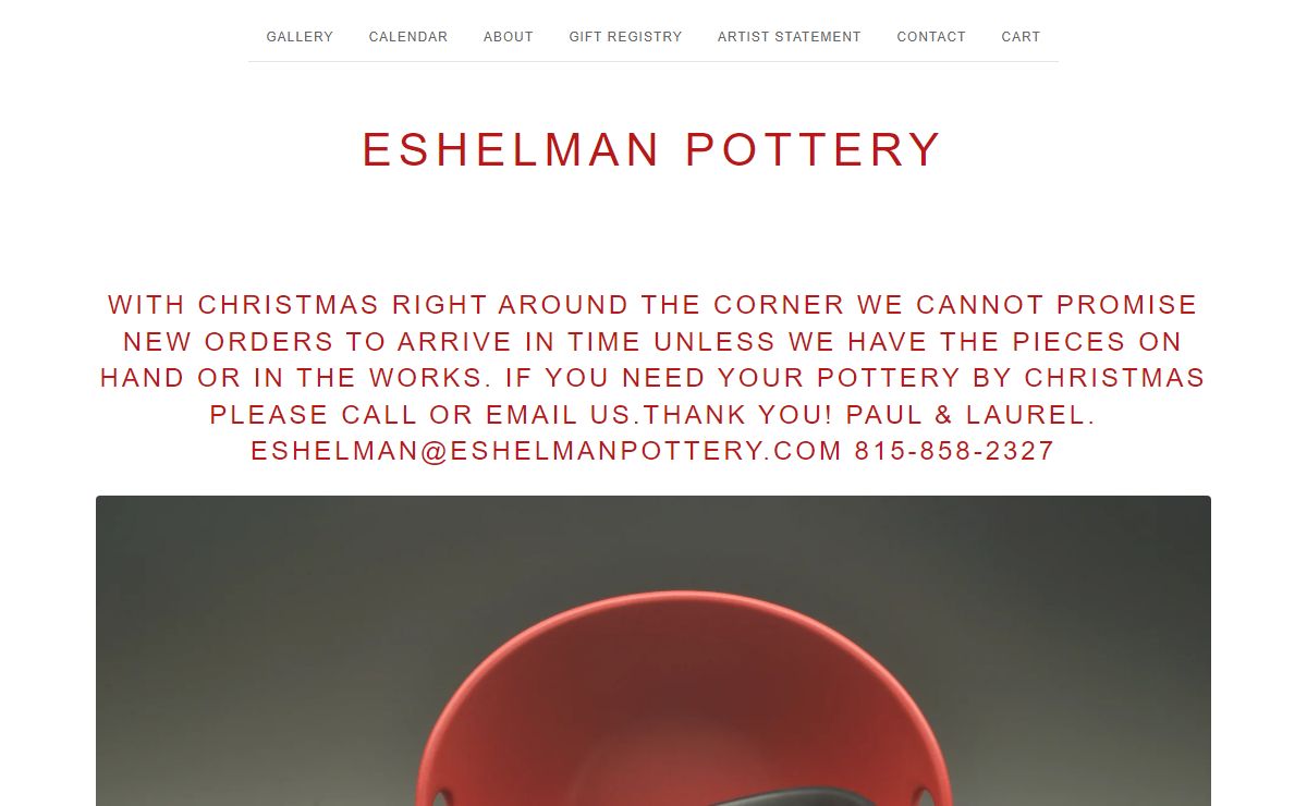 Home | Eshelman Pottery