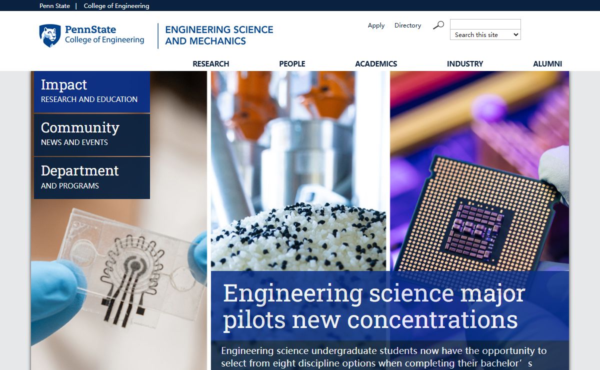 Engineering Science and Mechanics | Penn State Engineering