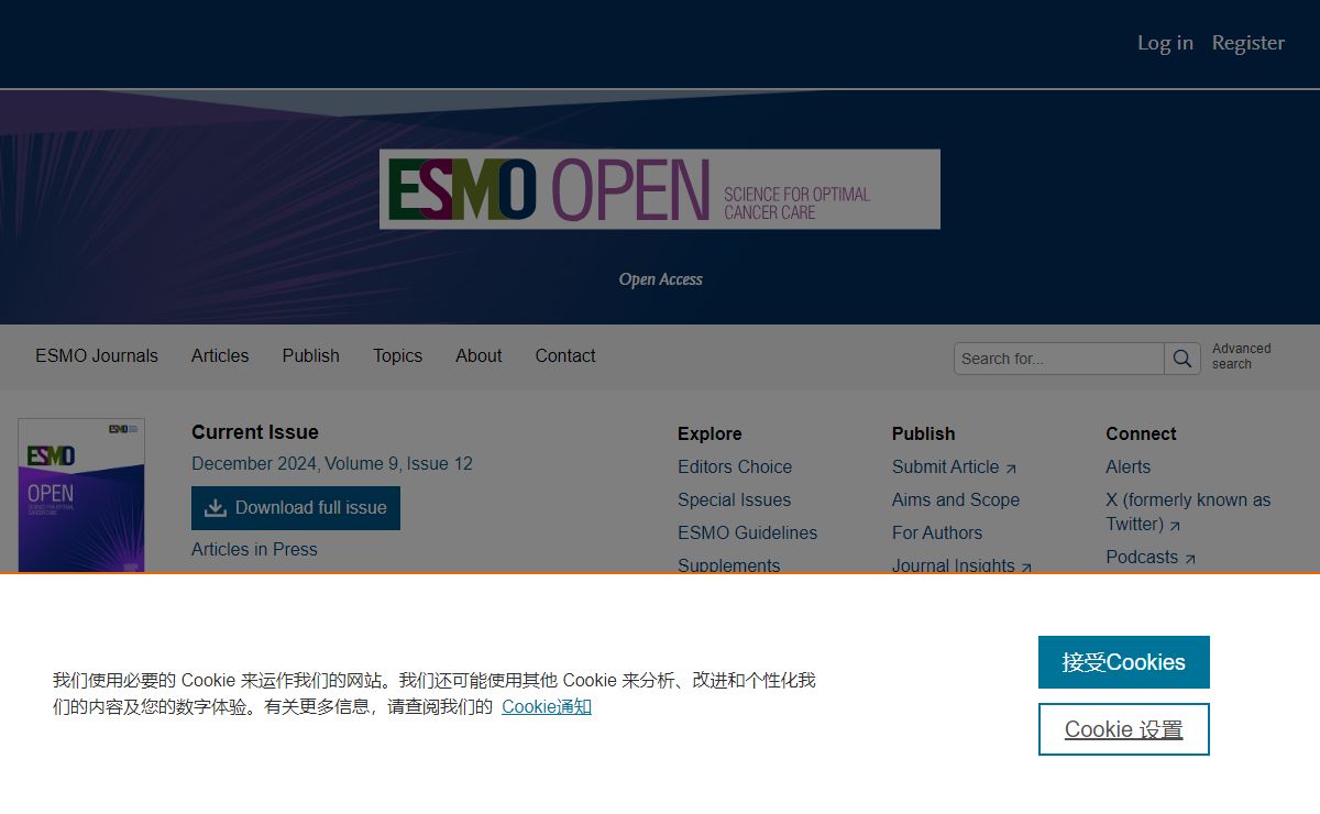Home Page: ESMO Open