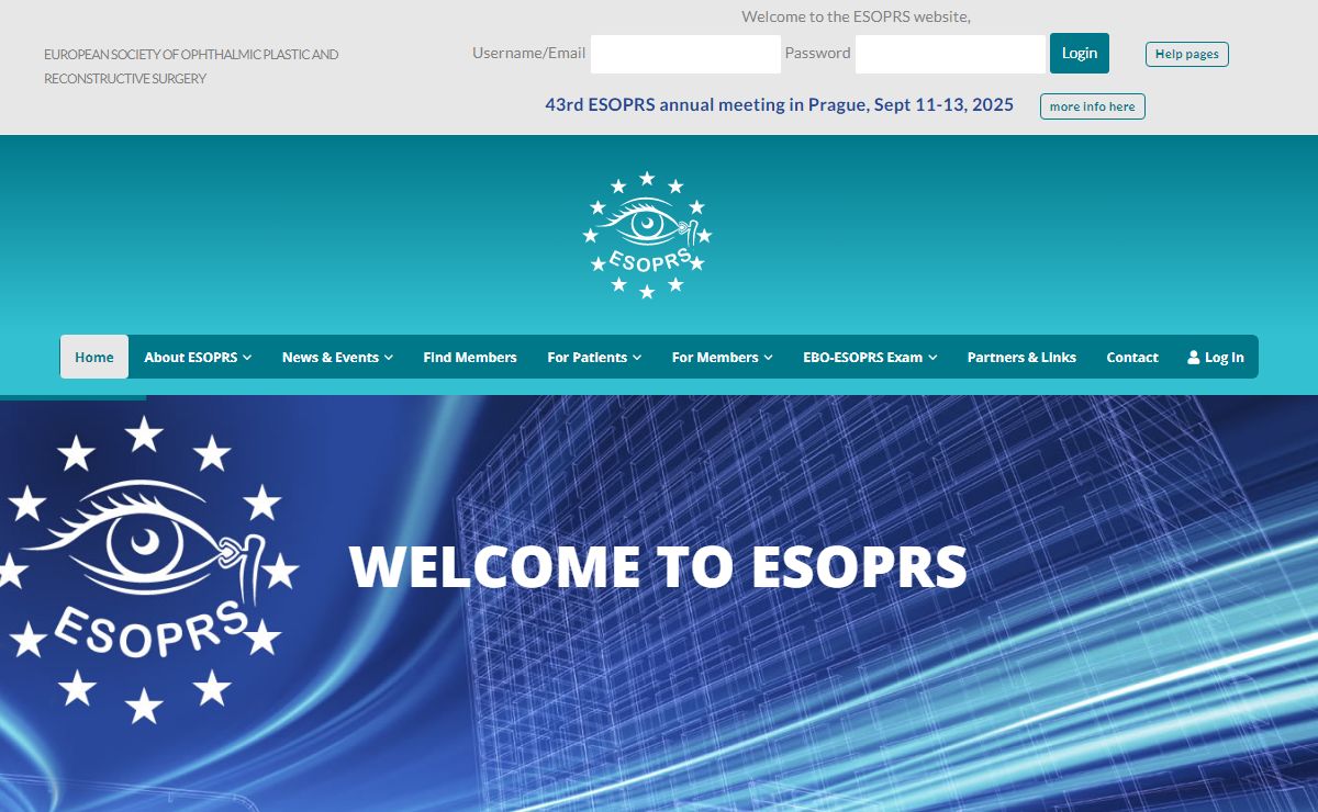 European Society of Ophthalmic Plastic and Reconstructive Surgery – ESOPRS