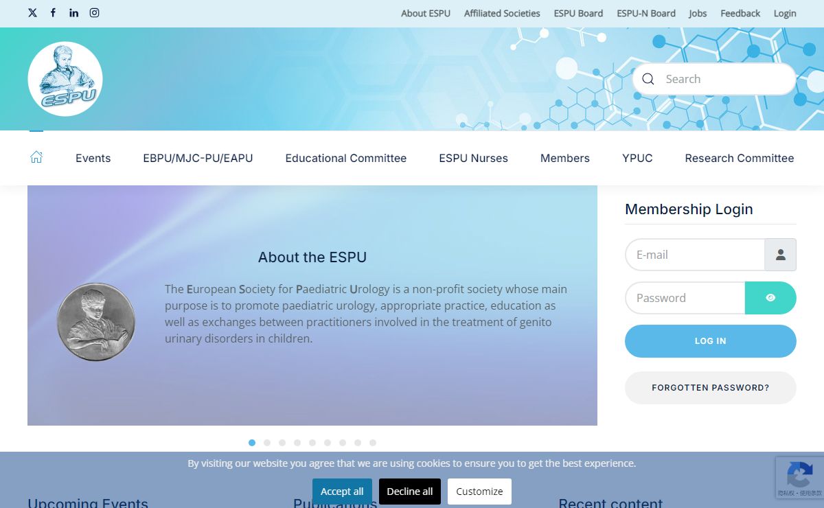 Home - ESPU | European Society for Paediatric Urology