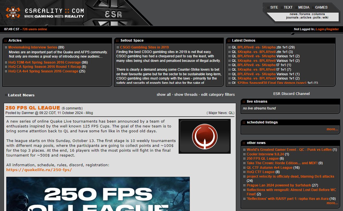 ESR - Latest News
