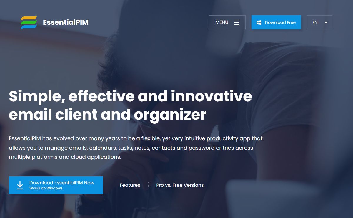EssentialPIM - An Email Client and Organizer. Try It for Free!