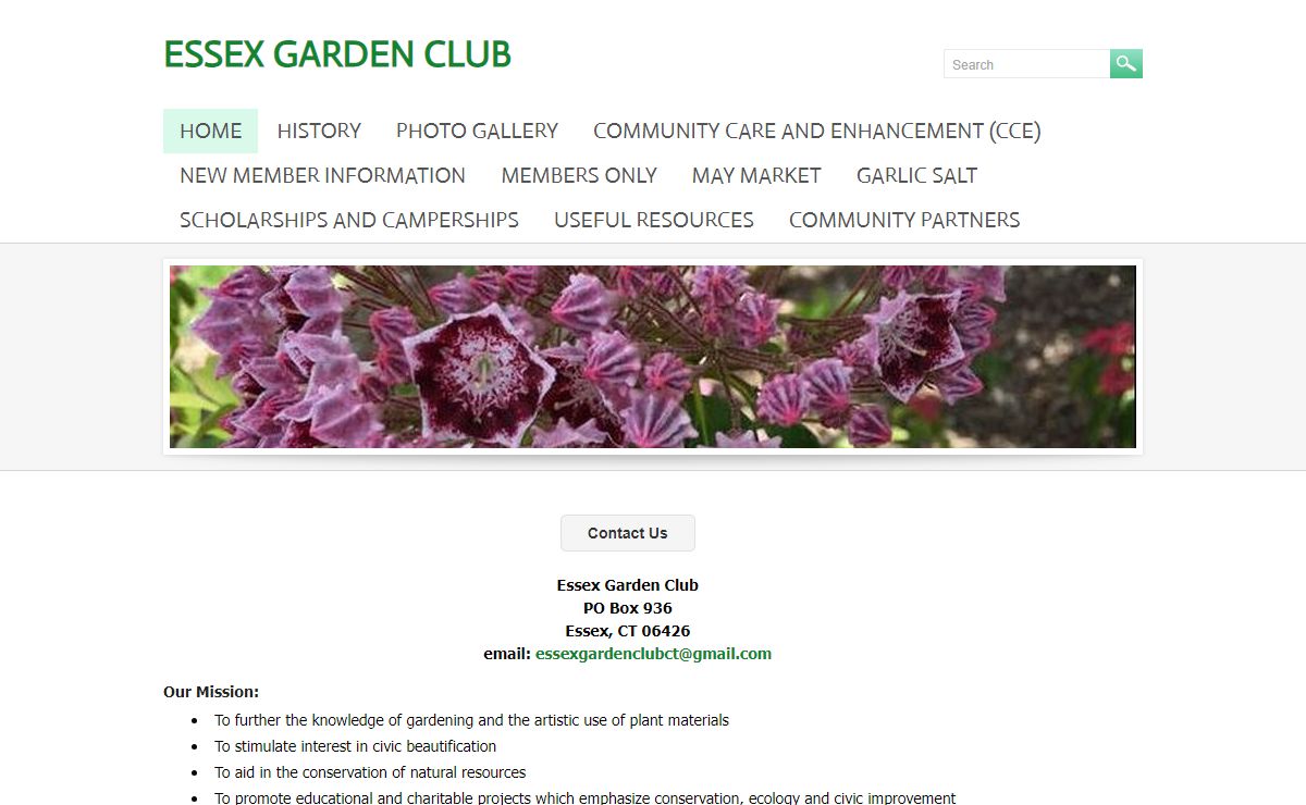 ESSEX GARDEN CLUB - Home